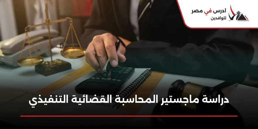 دراسة ماجستير المحاسبة القضائية التنفيذي
