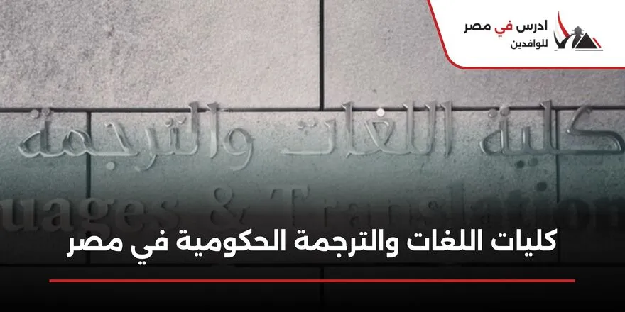 كليات اللغات والترجمة الحكومية في مصر