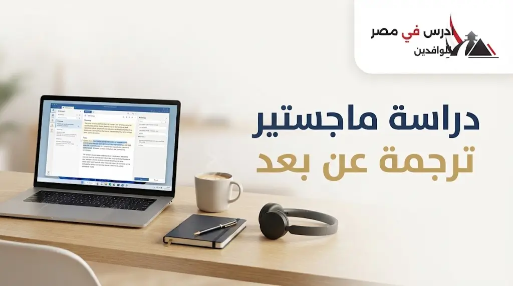دراسة ماجستير ترجمة عن بعد