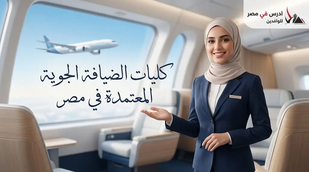 كليات الضيافة الجوية المعتمدة في مصر