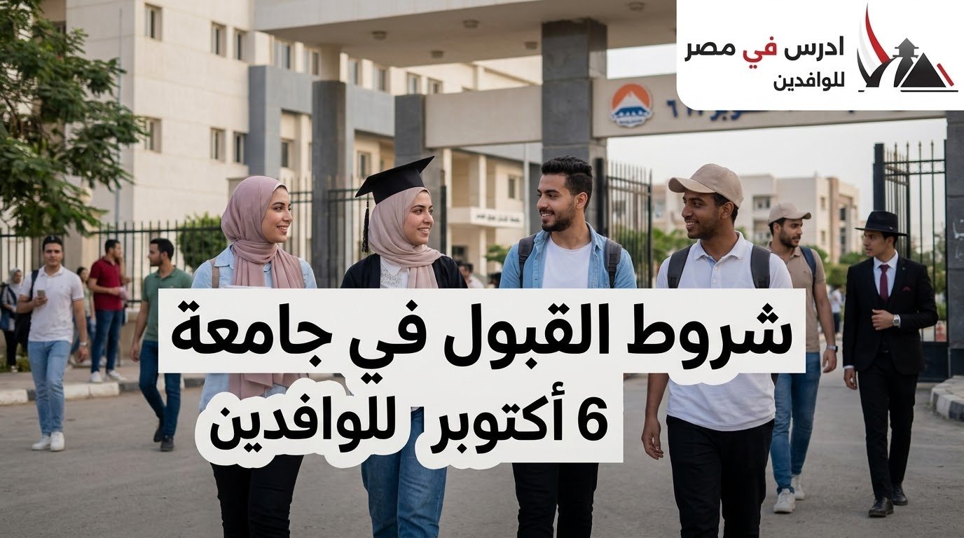 شروط القبول في جامعة 6 أكتوبر للوافدين