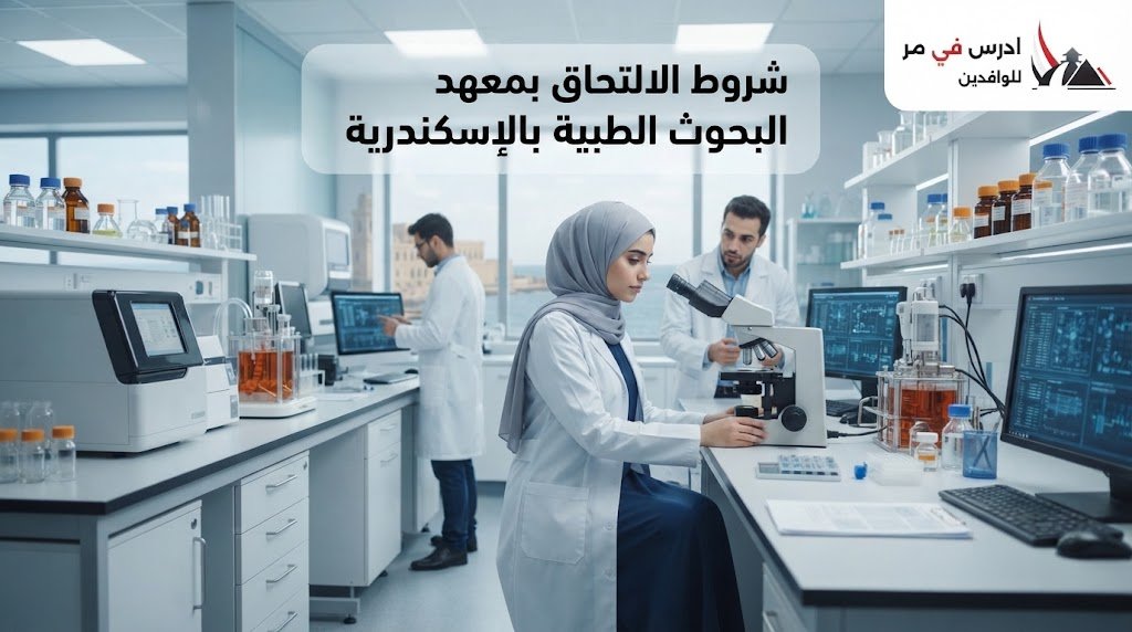 شروط الالتحاق بمعهد البحوث الطبية بالإسكندرية